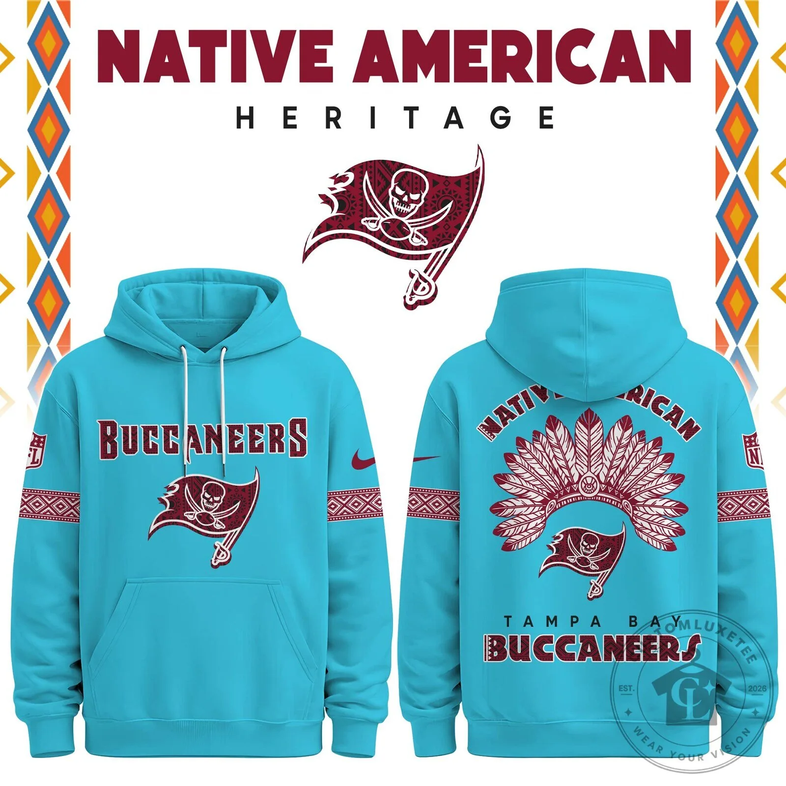 Tampa Bay Buccaneers Native American Heritage Hoodie