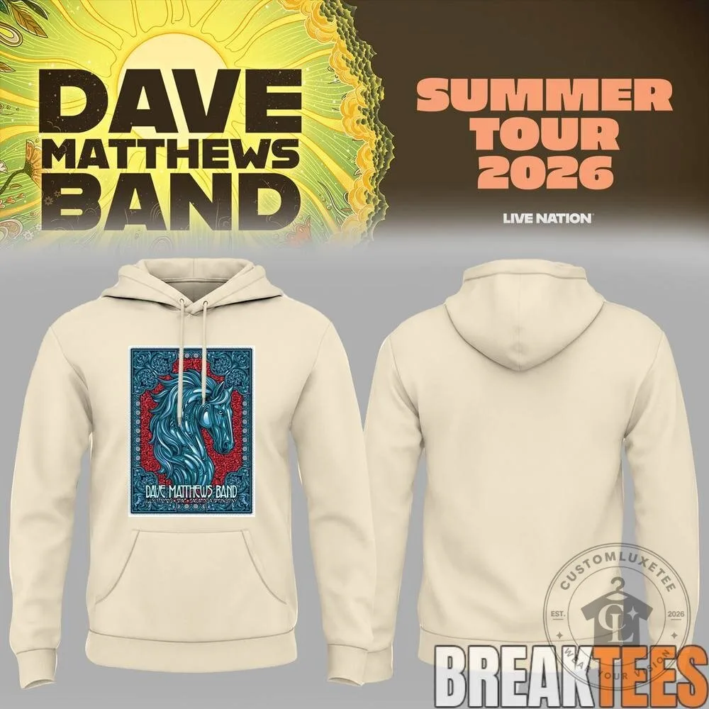 Dave Matthews Band Summer Tour 2026 Saratoga Springs Concert Hoodie