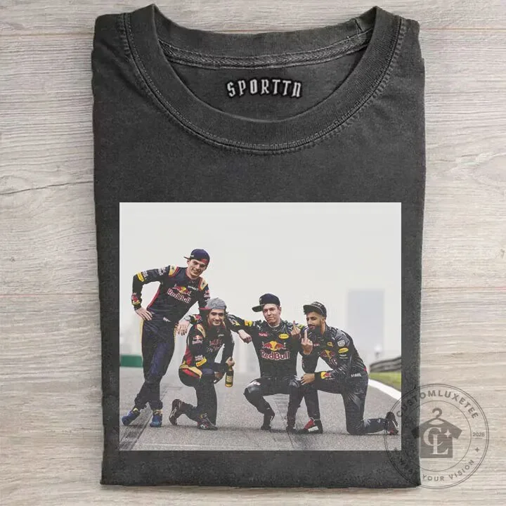Max Verstappen Carlos Sainz Daniil Kvyat Daniel Ricciardo Formula 1 T-Shirt