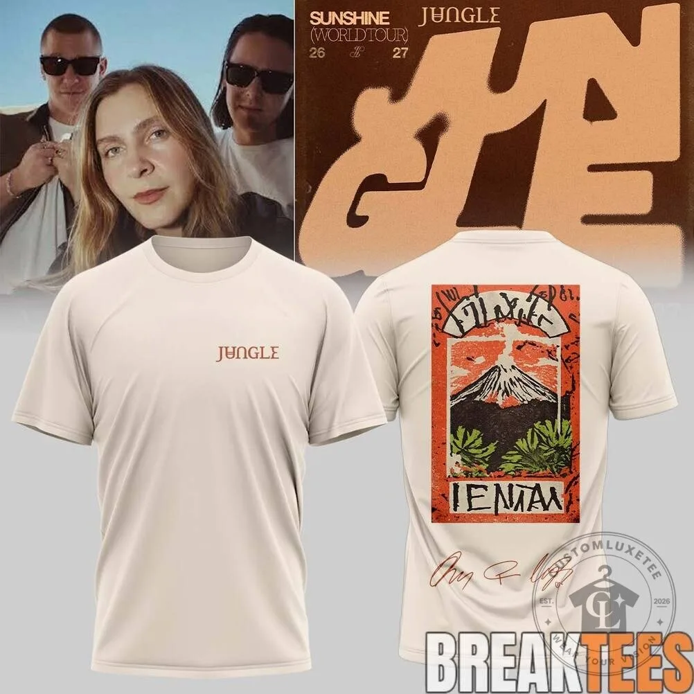 Jungle Sunshine World Tour 2026-2027 Band Concert Music T-Shirt