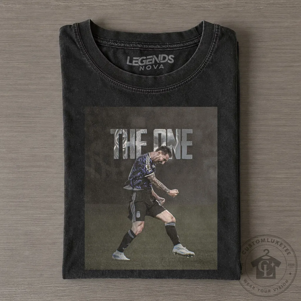 Lionel Messi Argentina The One Football Fan T-Shirt Lionel Messi Argentina The One Football Fan T-Shirt