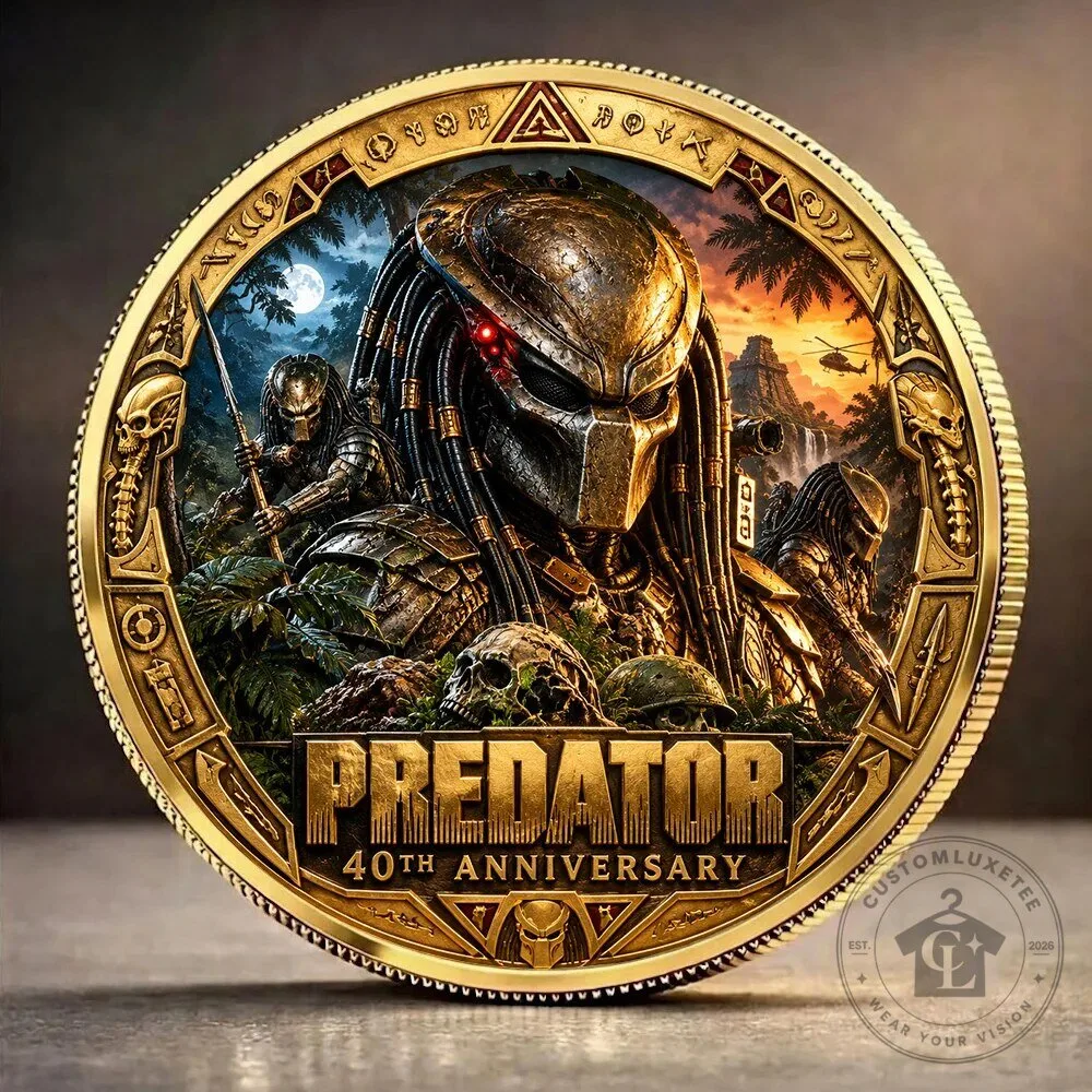 Predator 40th Anniversary Commemorative Gold Coin Collectible