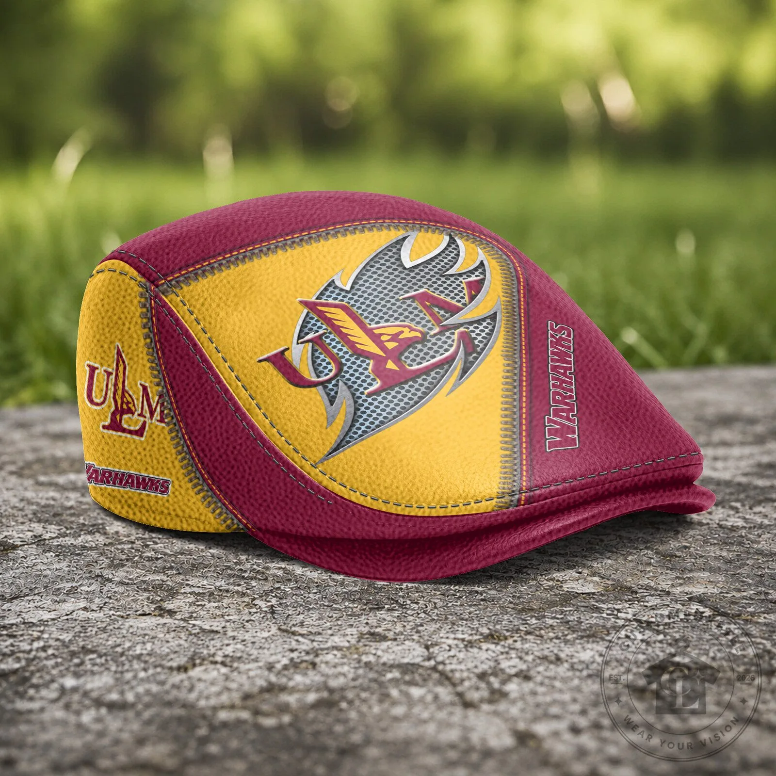 Louisiana-Monroe Warhawks NCAA Jeff Cap Flat Cap