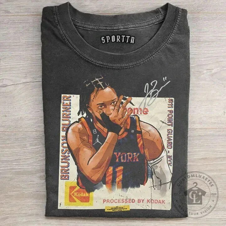 Jalen Brunson New York Basketball Point Guard Fan T-Shirt