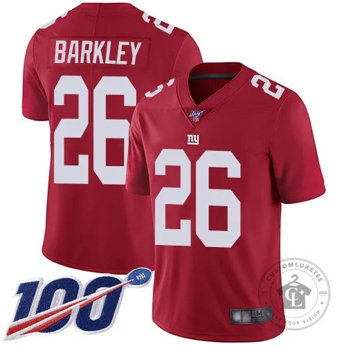 Saquon Barkley New York Giants Red Alternate Stitched Football Jersey