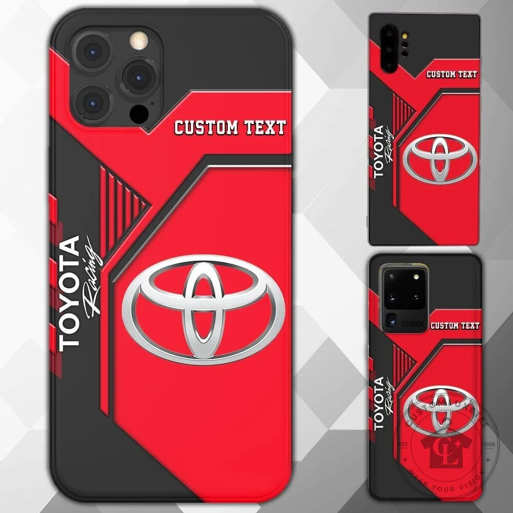 Toyota Racing Custom Name Phone Case for iPhone and Samsung Galaxy