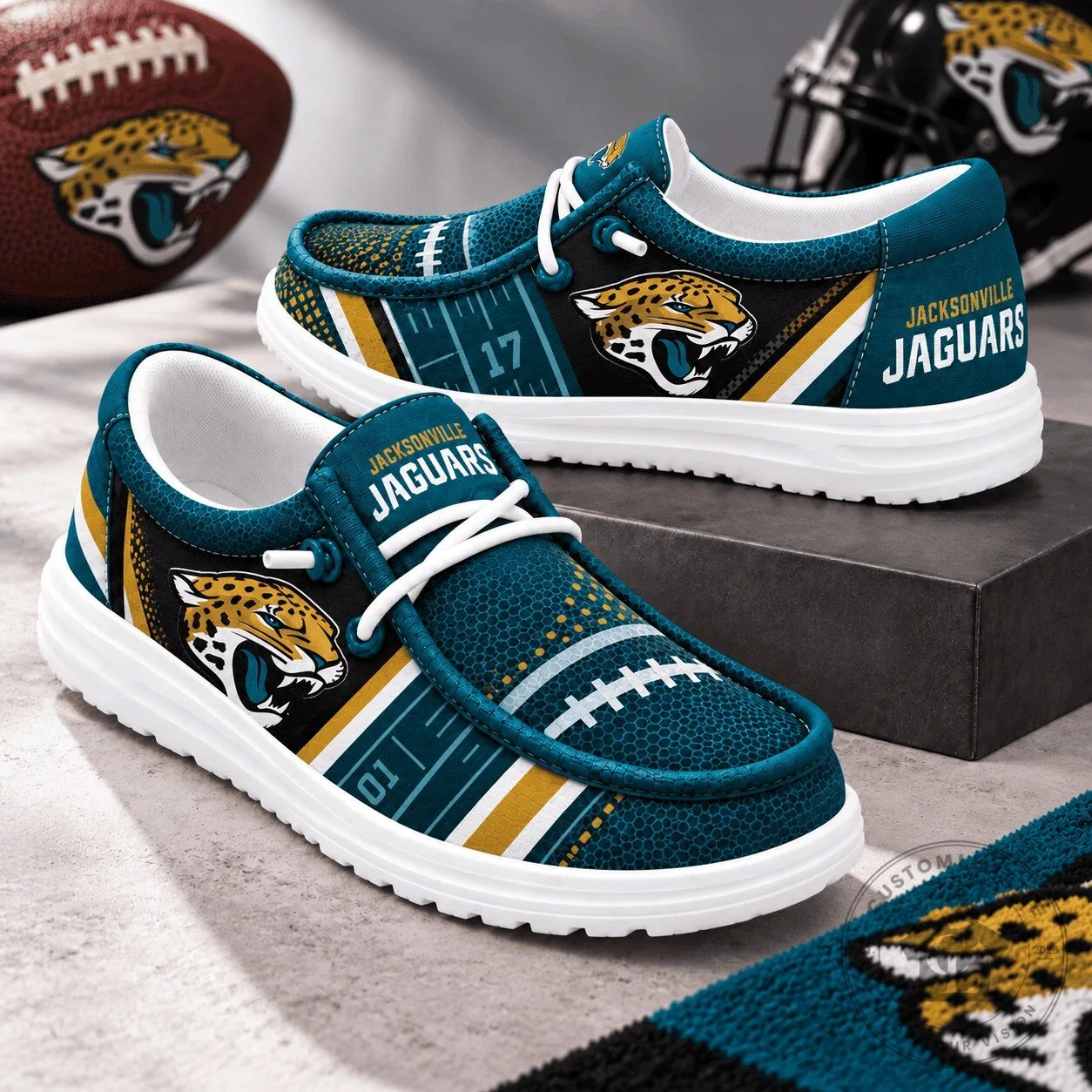 Jacksonville Jaguars NFL Team Pride Game Day Loafer Shoes for Men and Women 1 Jacksonville Jaguars NFL Team Pride Game Day Loafer Shoes for Men and Women