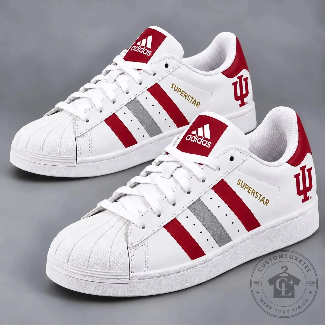 Indiana Hoosiers NCAA Game Day Superstar Athletic Shoes