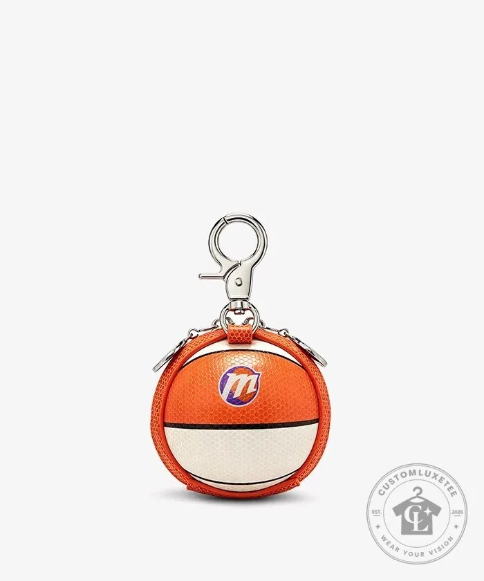 Phoenix Mercury Basketball Keychain Pouch