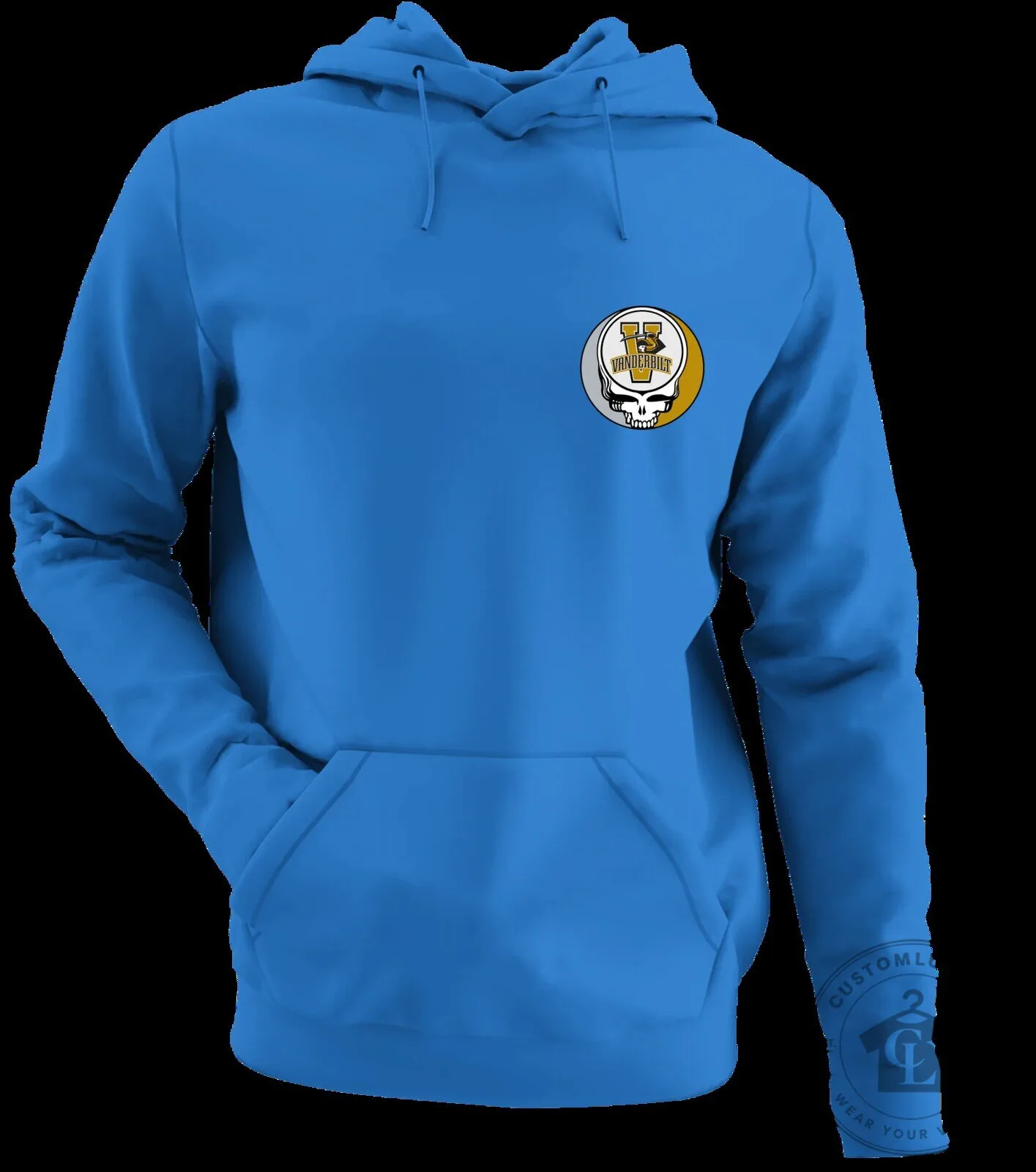 Vanderbilt University Grateful Dead Steal Your Face Hoodie 17 Vanderbilt University Grateful Dead Steal Your Face Hoodie