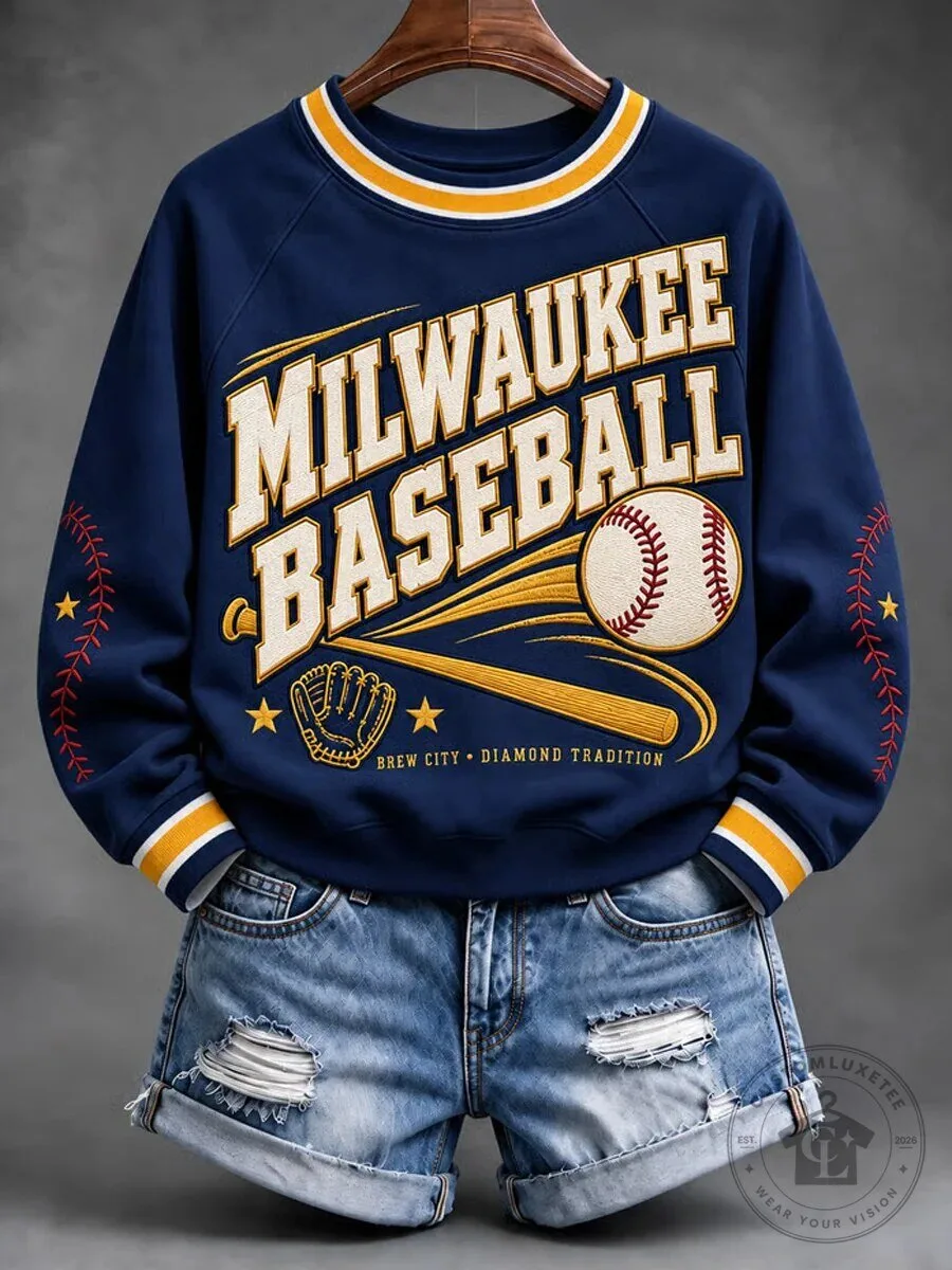 Diamond Tradition Sweatshirt by Milwaukee Baseball in Brew City