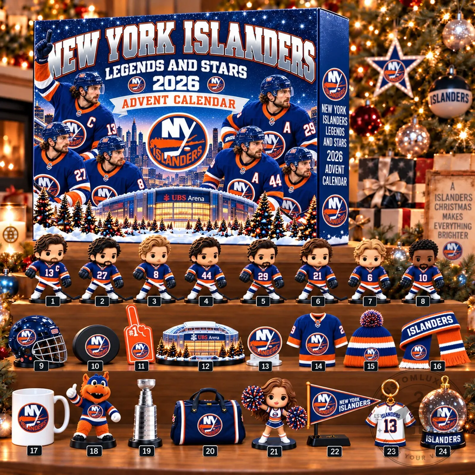 New York Islanders 2026 Legends and Stars NHL Advent Calendar