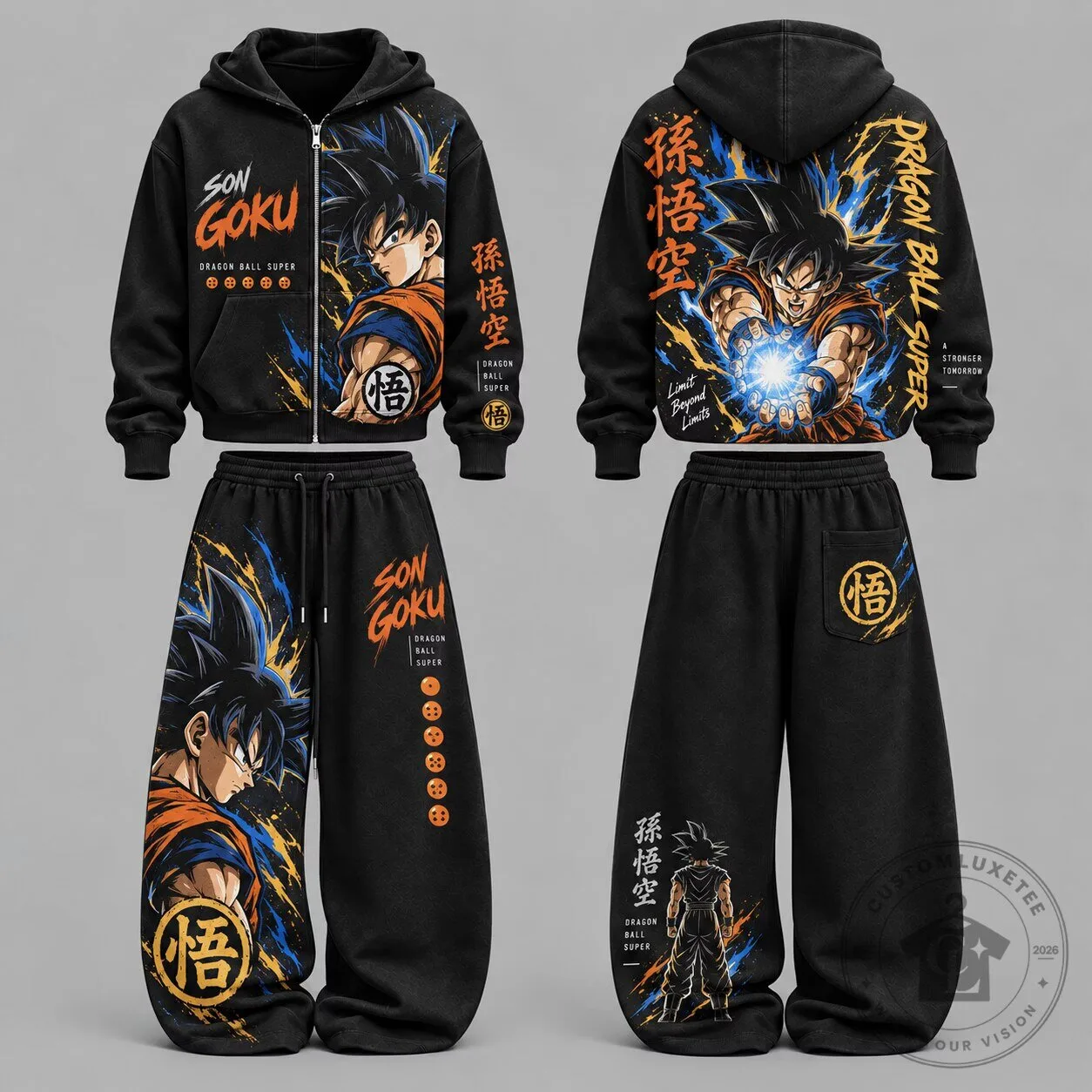 Dragon Ball Super Son Goku Super Saiyan Zip-Up Hoodie