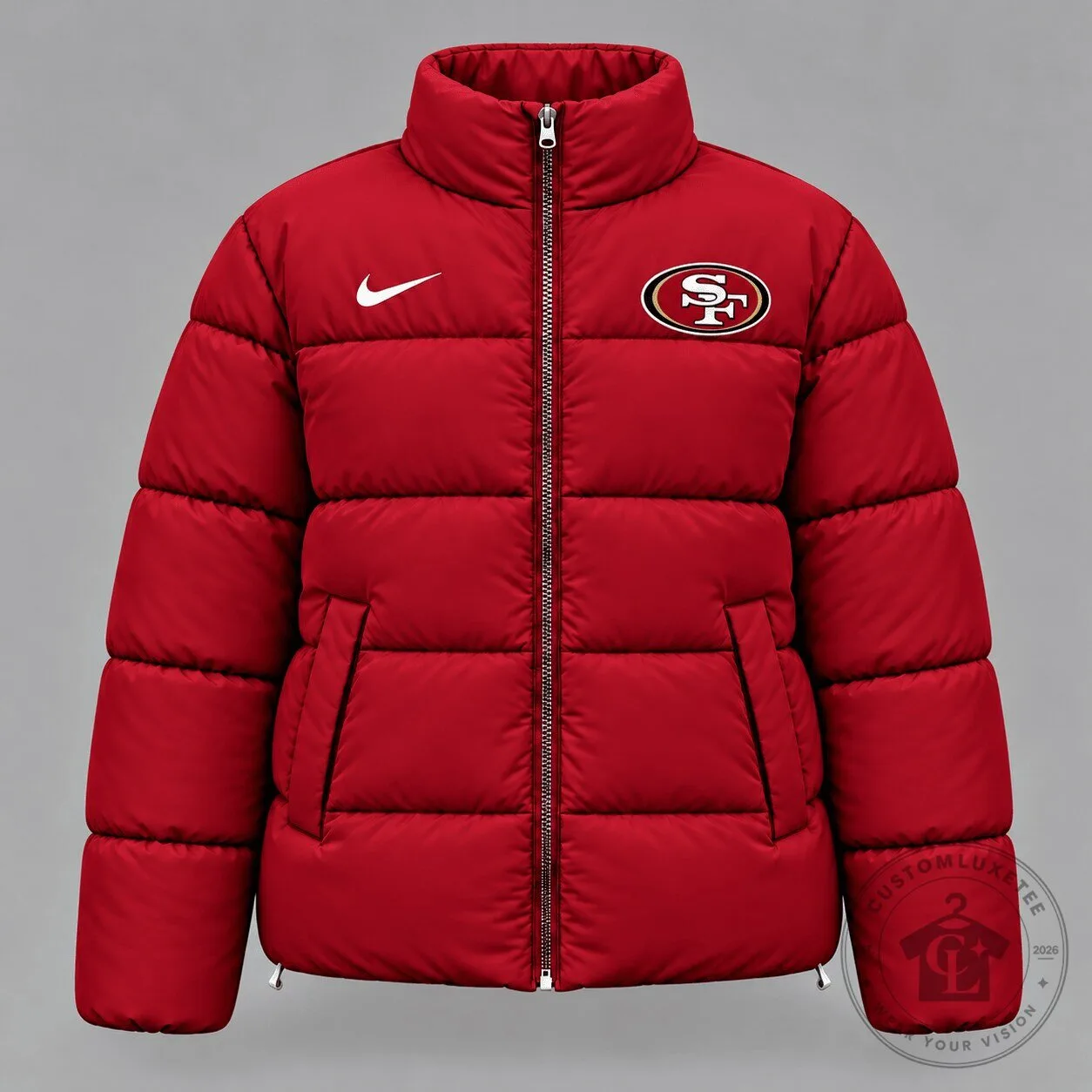 San Francisco 49ers National Football League Red Puffer Jacket