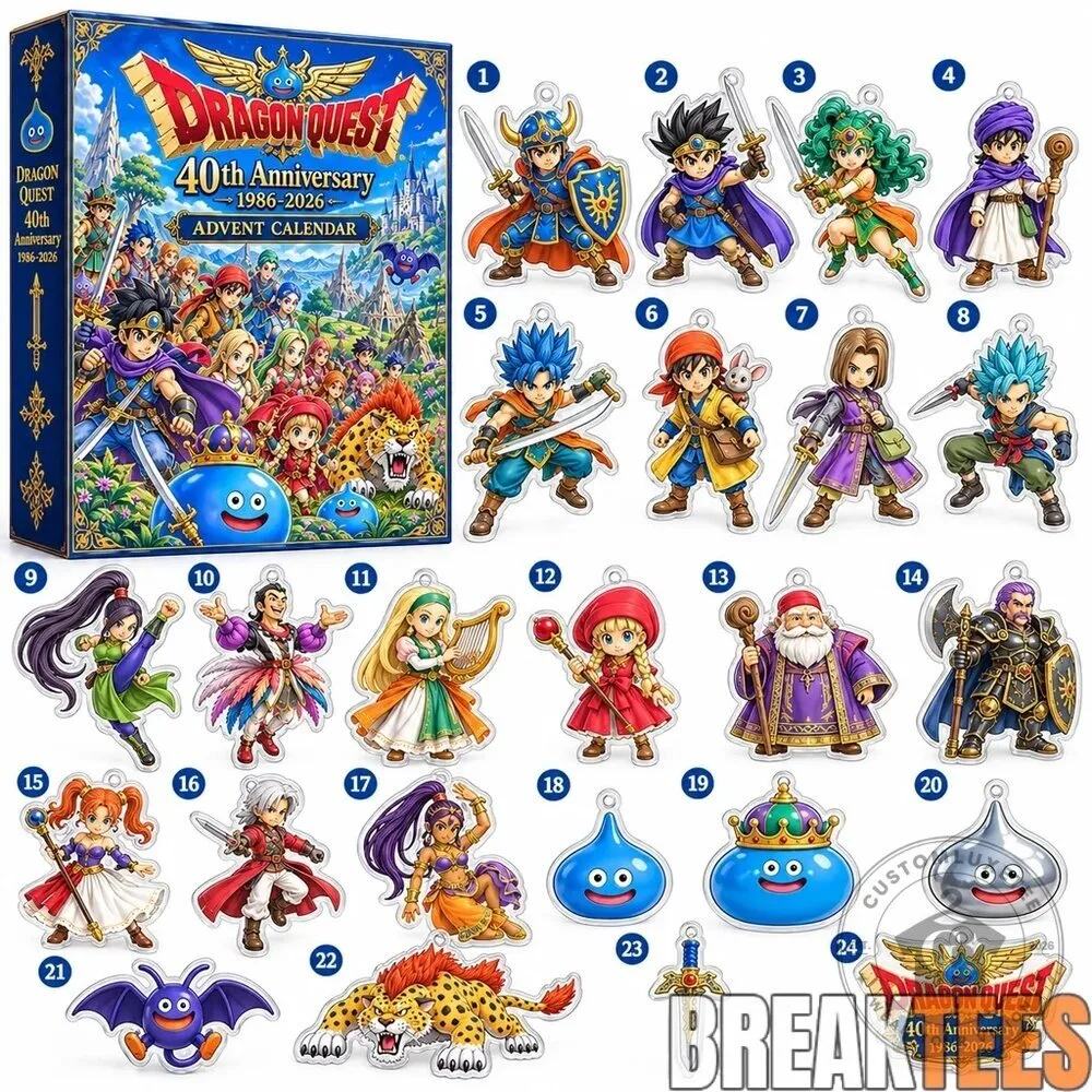 Dragon Quest 40th Anniversary 2026 Advent Calendar with 24 Figurines 2D