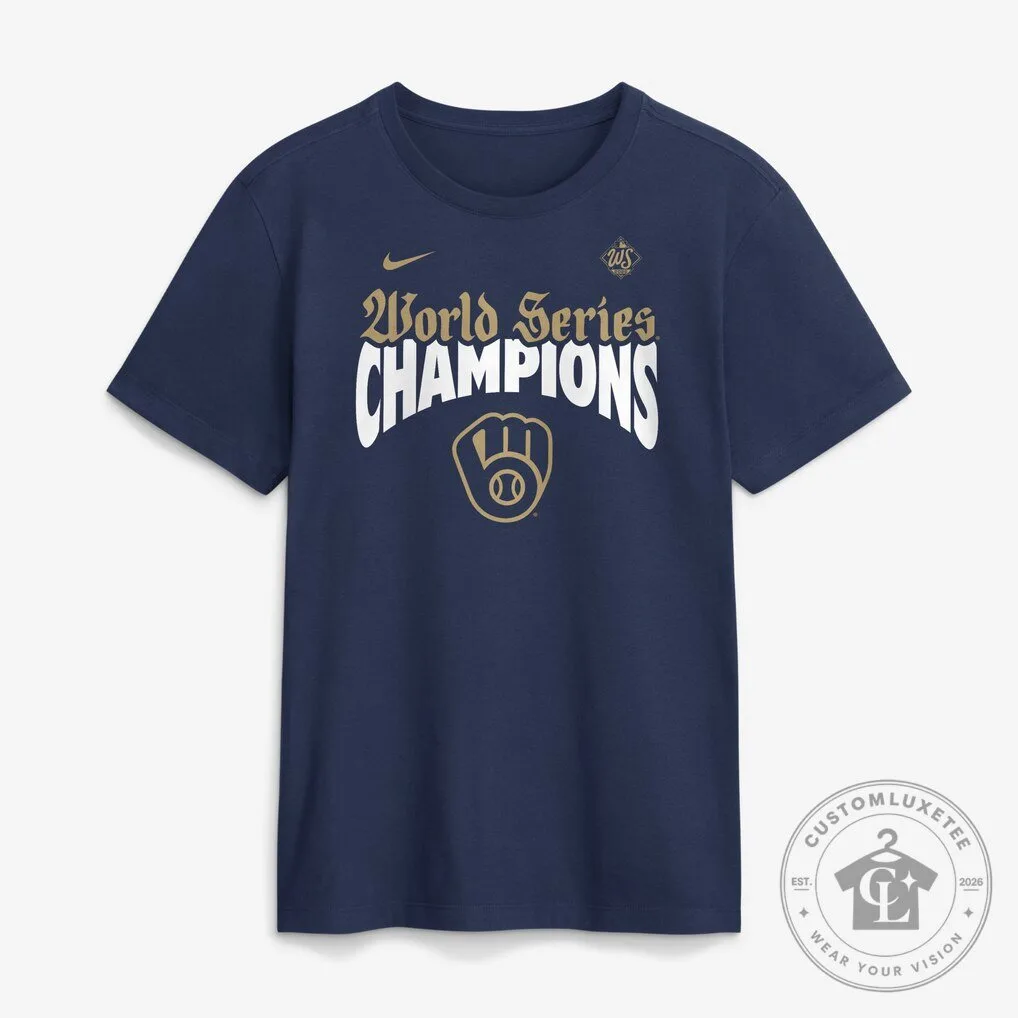 Milwaukee Brewers World Series Champions Baseball Fan T-Shirt
